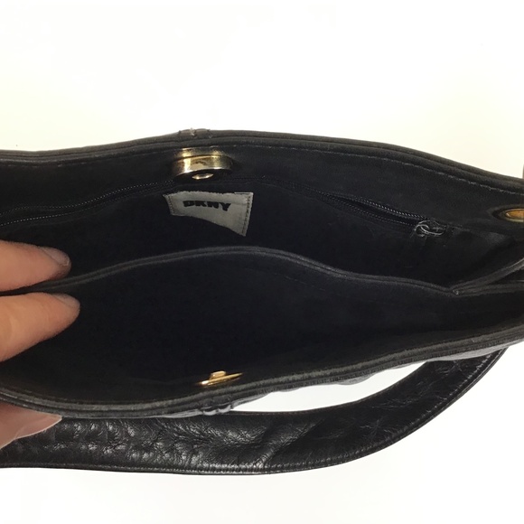 DKNY Black Leather Bag - Picture 12 of 16